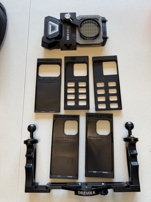 DiveVolk SeaTouch 4 Max Smartphone Housing + Filter Clamp + Dual Handle Tray