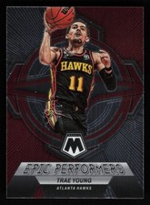 2022-23 Panini Mosaic Epic Performers #15 Trae Young - Atlanta Hawks