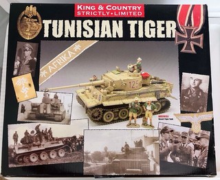 RETIRED KING & COUNTRY # AK039 [SL] WW II TUNISIAN TIGER # 1227 In Original Box