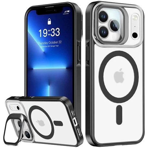 For Apple iPhone 17 Pro Max 17 AIR Case Camera Lens Protective Stand Hard Cover