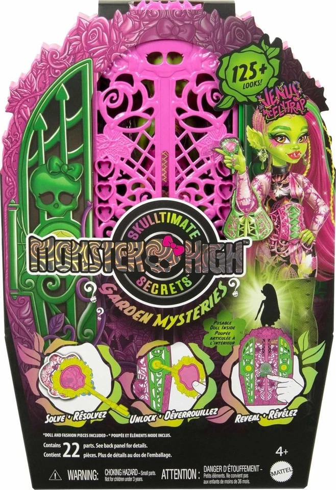 Mattel HYT75-Monster High-Skilltimate Secrets-Garden Mysteries-Puppe+Zubehör
