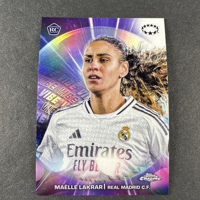 2024-25 Topps Chrome UEFA Women's Champions League Vibe #VB-5 Maelle Lakrar