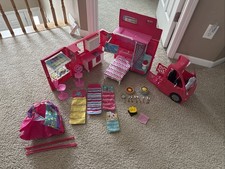 2012 Mattel Barbie Sisters Life In The Dream House RV Glam Camper w/ Accessories