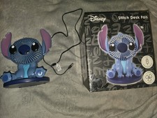 Disney Stitch Cordless Desk Fan Rechargeable Portable Fan With 3 Speed Settings
