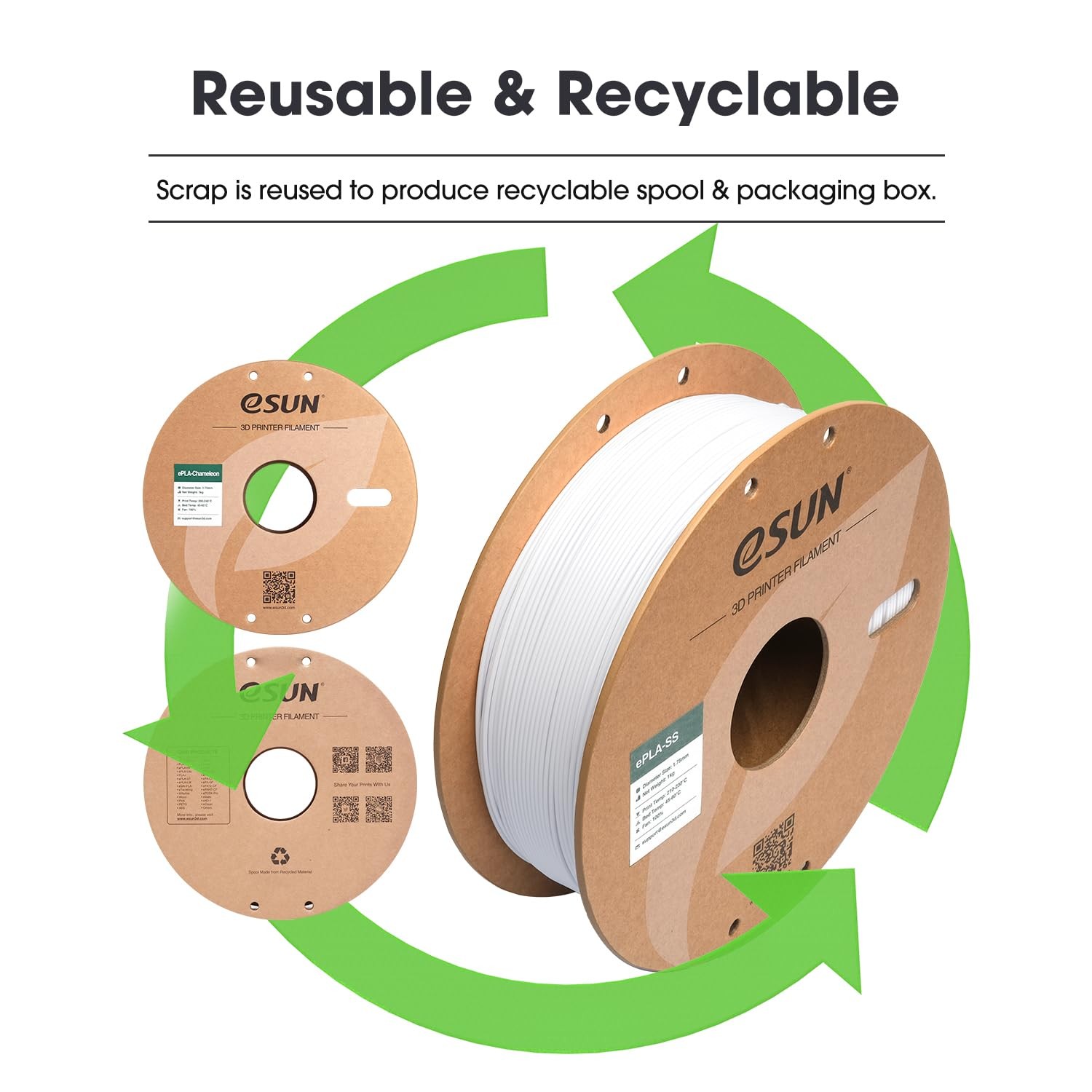 PLA Basic Filament 1.75mm, 3D Printer Filament High Speed PLA for Fast Printi...