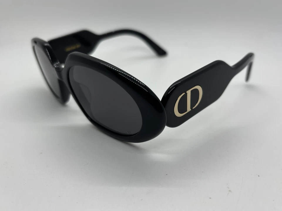 NUEVO DIOR DIORBOBBY R2U 10A0 GAFAS DE SOL NEGRAS 54-18-140mm Viene con Juego Completo Foto 3 de 4
