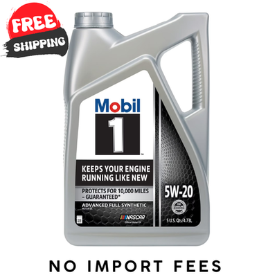 #ad Mobil 1 Advanced Full Synthetic Motor Oil 5W 20 5 Quart Engine Protection $24.45