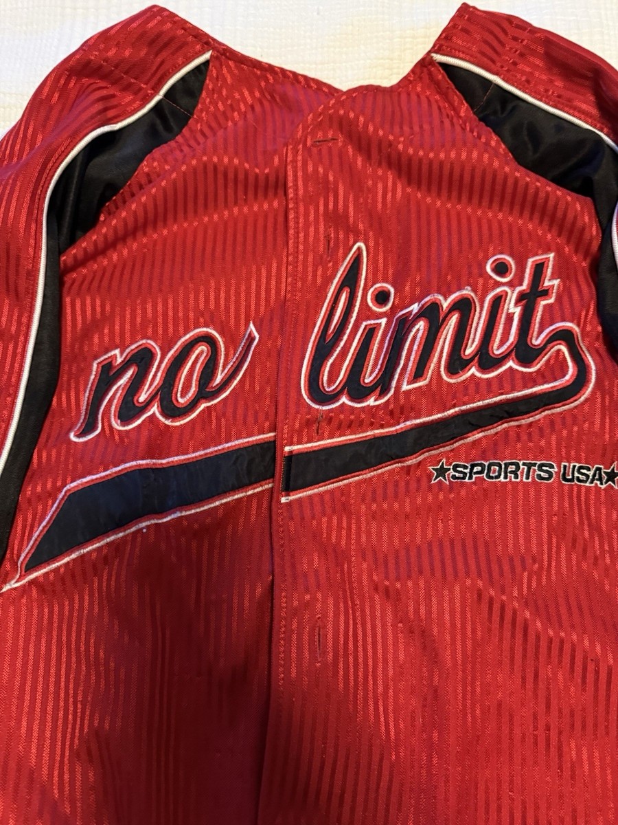 VTG No Limit Records Jersey Mens 2XL Red Rap Hip Hop Soldier Gear