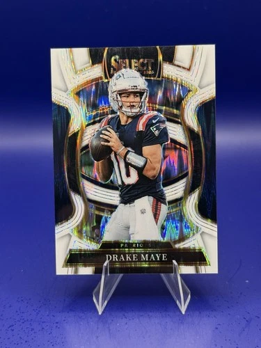 Panini Select 2025 DRAKE MAYE Patriots Prizm Concourse Football Card #80 /799