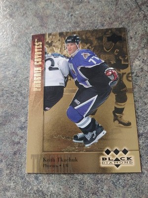 1996-97 Upper Deck Black Diamond GOLD Triple Diamond Keith Tkachuk /50 SSP 