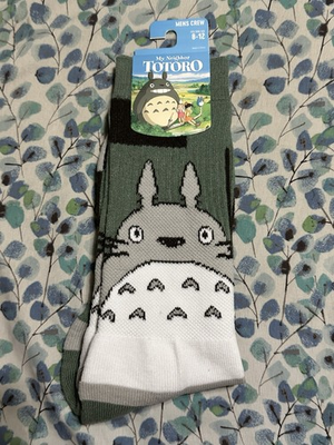 #ad Studio Ghibli® My Neighbor Totoro Soot Sprites Crew Socks $12.74