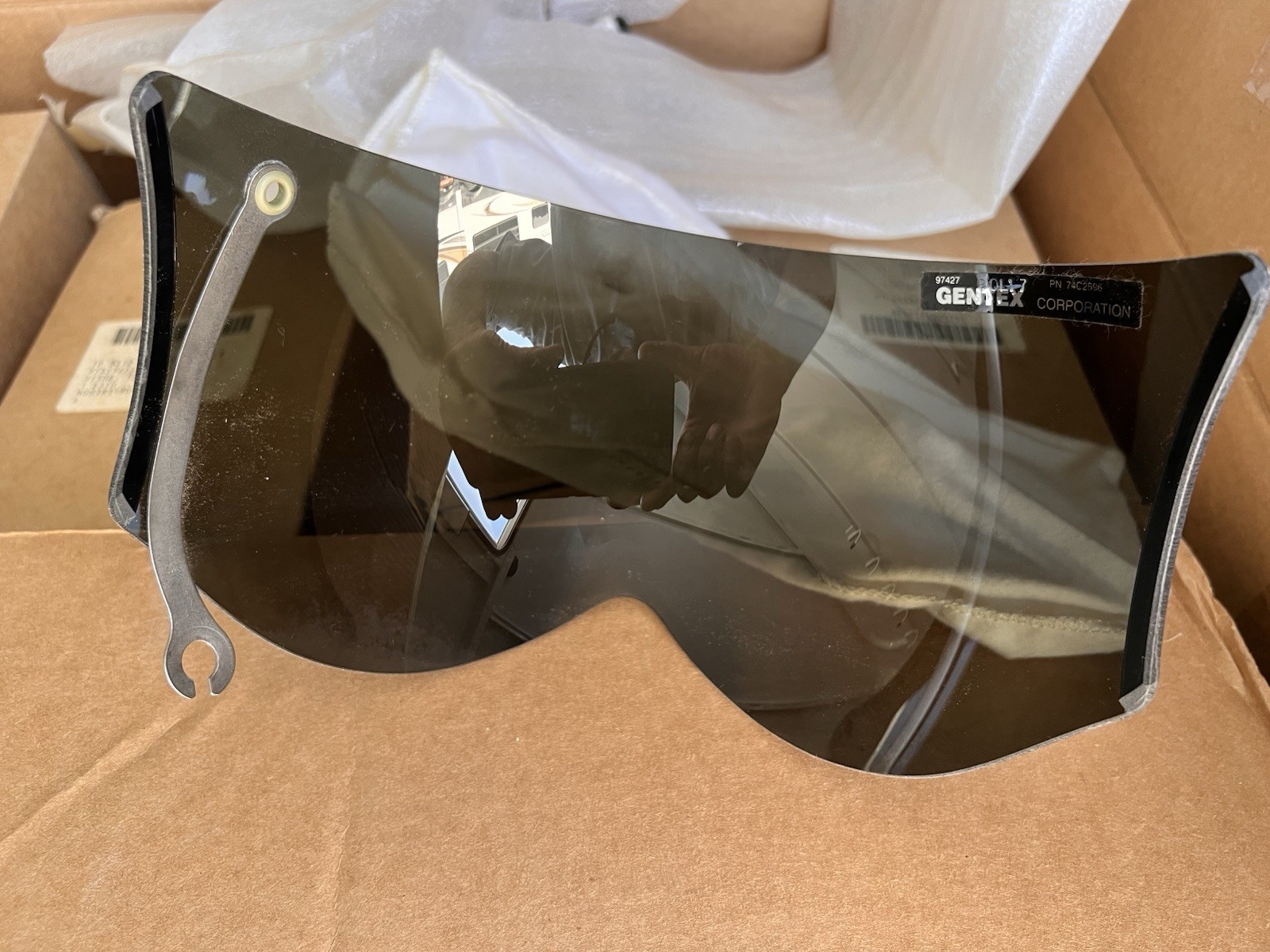 NOS GENTEX FLYERS HELMET TINTED VISOR SPH-4 97427 74C2696