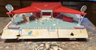 Vintage 1965 Sears Allstate Service Station FLYING WING MARX PlaySet 5952 & box