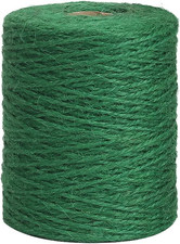 Garden Twine, 656 Feet 2mm Green Plant Ties, Strong Jute Twine String for Climbi