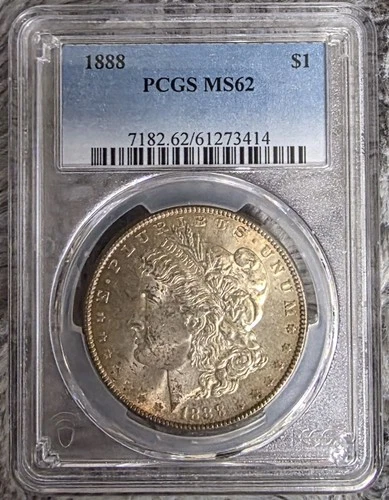 1888 Morgan Dollar PCGS MS62