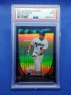 2011 Bowman Chrome Refractor Mike GIANCARLO STANTON PSA 9 card NEW YORK YANKEES