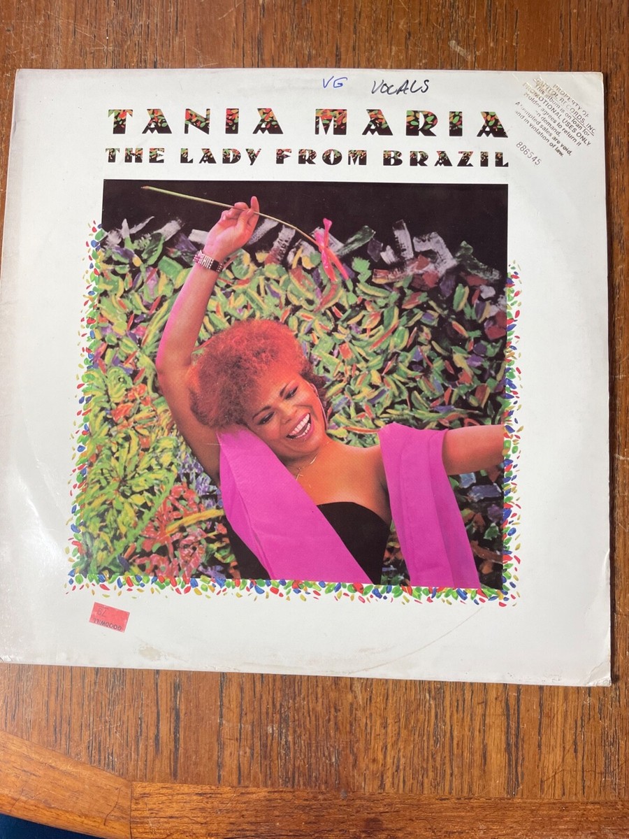 TANIA MARIA The Lady From Brazil LP Latin Jazz PROMO Manhattan VG
