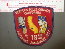 Boy Scout JSP 1957 Verdugo Hills Council BLU 6323CC