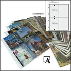 Foil Sheets for A6 Postcards Postcards Autograph Cards or Beer Mats