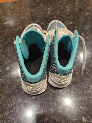 Under Armour Curry 1 Icon Size 9 -10 Basketball Shoes Teal White Promo Clean - Picture 4 of 8