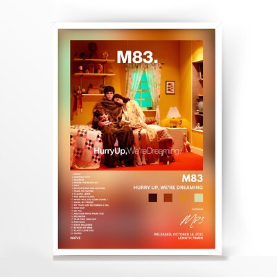 M83 'Hurry Up, We're Dreaming Poster No Frame, Music Poster