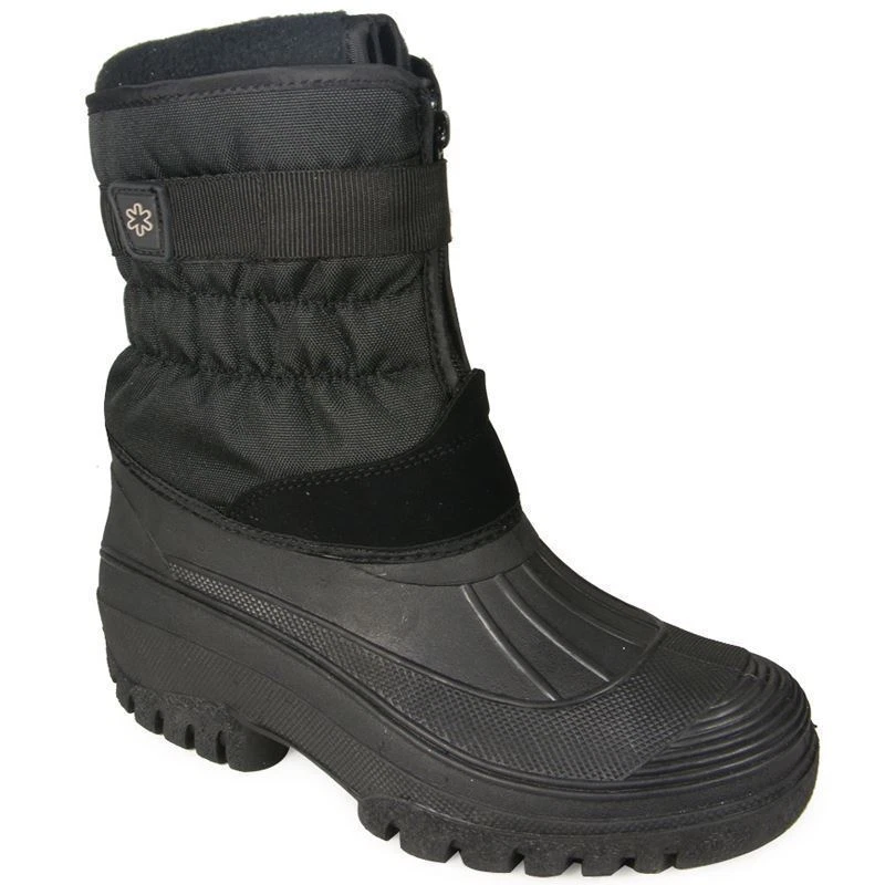 Women Winter Mucker Boots Warm Lining Zip Up Ski Wellies Snow Wellingtons Shoes - Image 3 of 4