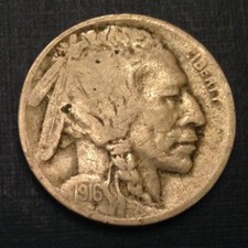 1916 S Buffalo Nickel