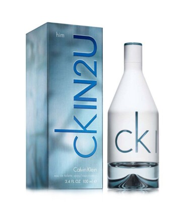 Ck In2u by Calvin Klein 3.4 oz EDT Cologne for Men New In Box