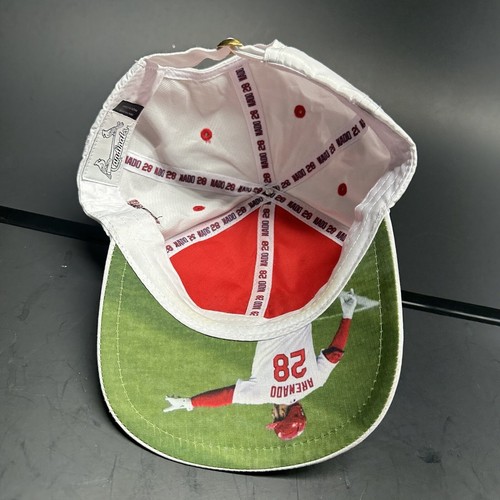 St. Louis Cardinals #28 Arenado Nathan's Hot Dogs Hat Cap Game Day - Picture 6 of 7