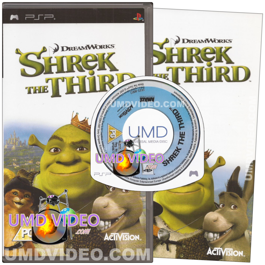 PSP UMD Game - Shrek The Third [Read Description] | eBay
