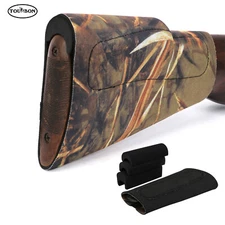 TOURBON Camo Rifle Gun Butt Stocks Cover Comb Raiser with 3 EVA Cheek Rest Pad
