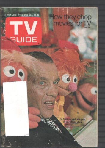 MAG: TV Guide 12.12.1970-Ed Sullivan-Muppets-Weihnachtsshow-Eastern Illinois - Bild 1 von 1