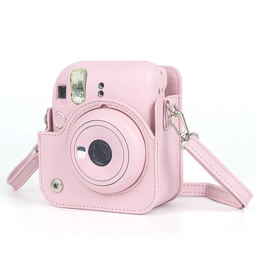 Camera Case Bag Cover For Fujifilm Instax Mini 12 Adjustable Strap PU Leather - Picture 22 of 27