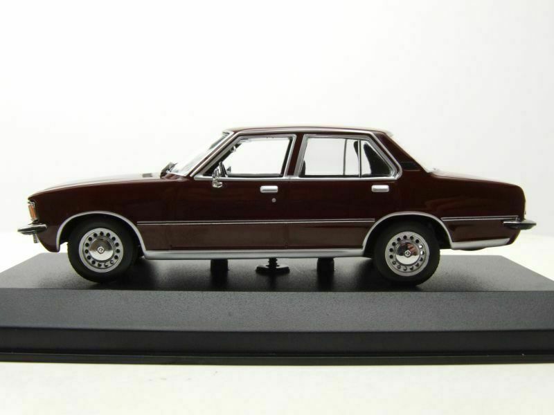 OPEL Rekord D 1975 Dark Red Diecast Model Car 940044000 Maxichamps