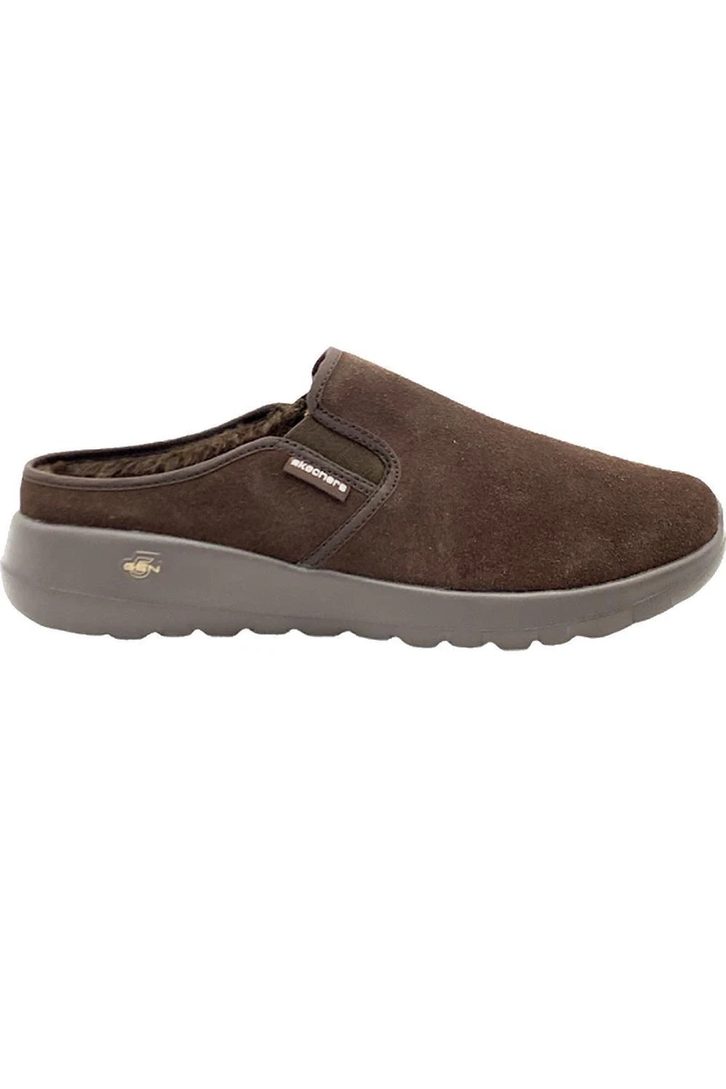 Skechers GOWalk Joy Water Repellant Suede Clogs Chocolate eBay