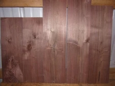 5 PC WALNUT LUMBER WOOD KILN DRIED BOARDS LOT 1900V FLAT 1/2" THICK END MATCHED