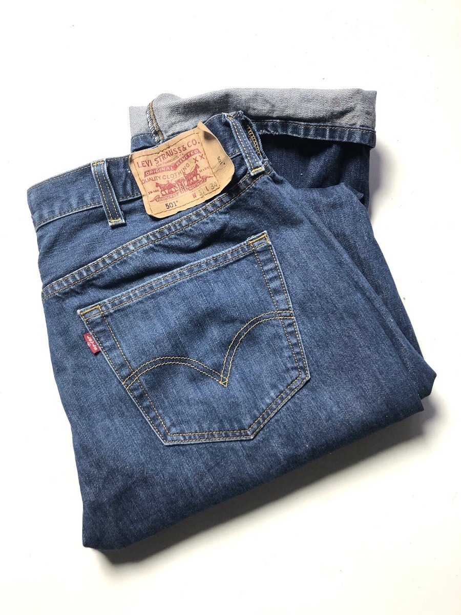 Levi's 501 Original Button Fly Jeans - Classic Fit - Made in