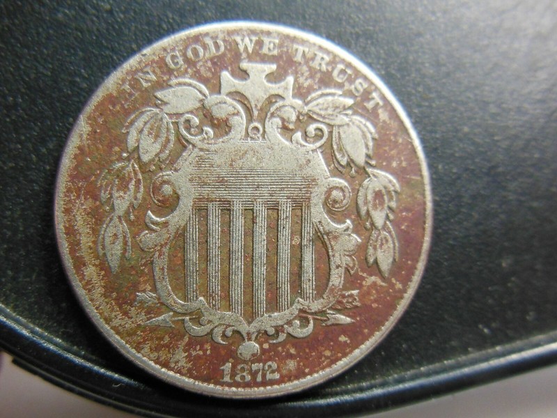 1872 SHIELD NICKEL, MAJOR DDO, FS-05-1872-103, FLETCHER 124