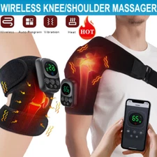 Electric Knee/Shoulder Massager Heat Physiotherapy Pain Relief Vibration Machine