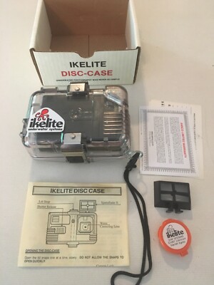 Ikelite Ansco 350 Camera & Disc Case Underwater 5270 W/ Manual & Box 
