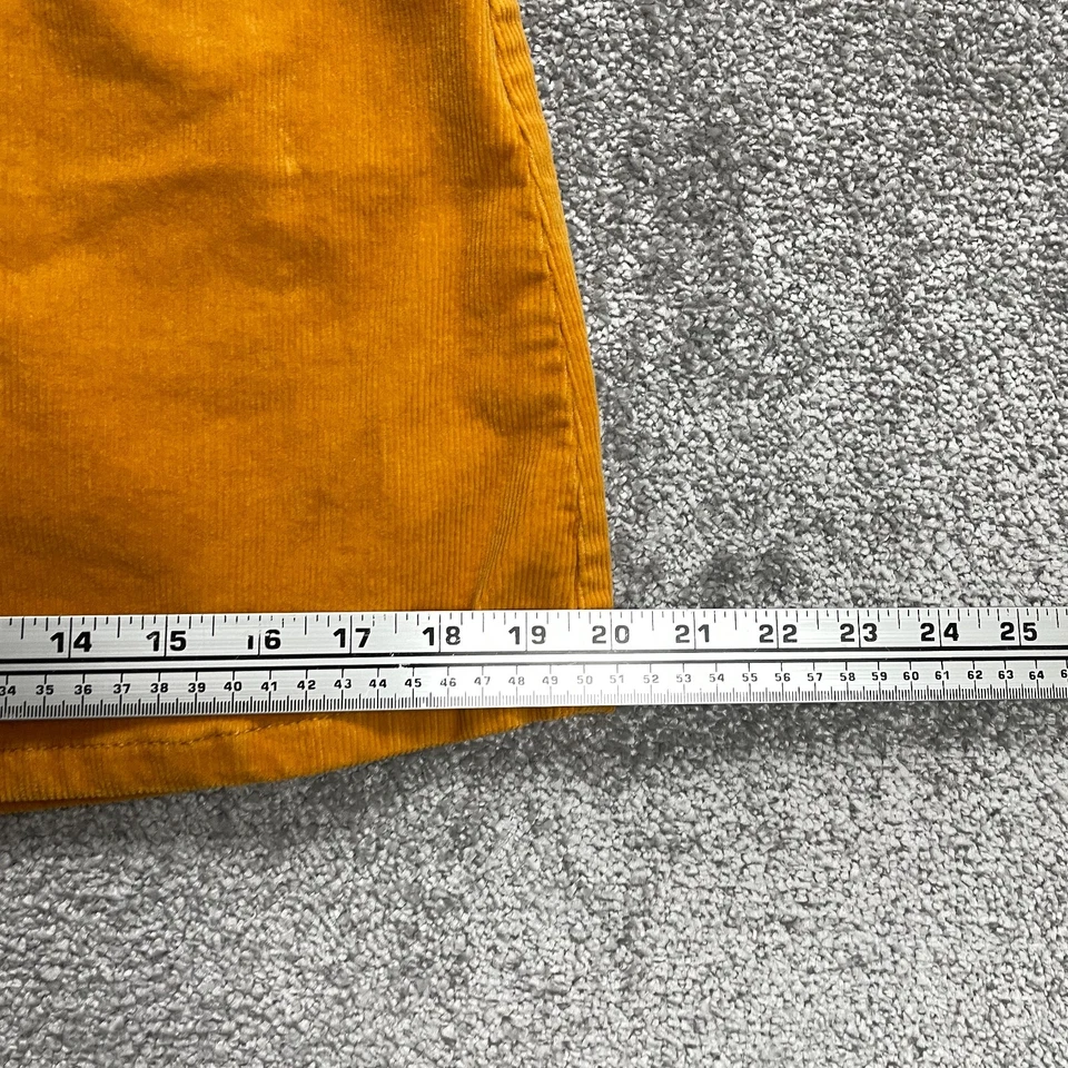 Без границ мини юбка подростков 9 желтый короткие карманы вельвет на пуговицах - Изображение 4 из 4