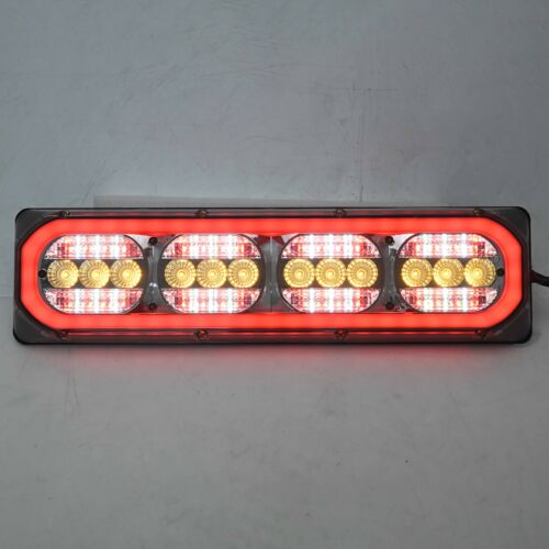 Pair L+R 4 LED Combination Tail Lights STOP TAIL INDICATOR REVERSE Truck Ute Car - Picture 14 of 16