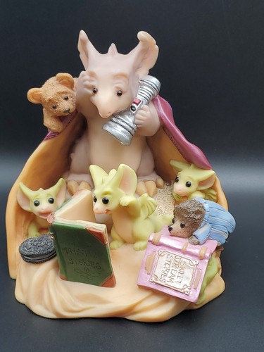 Pocket Dragons Scary Stories After Bedtime Limited Ed. 7”x6” Vintage Figurine - Picture 5 of 9
