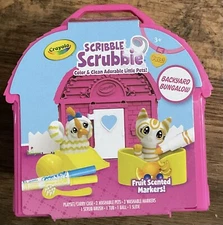CRAYOLA Scribble Scrubbie Pets Backyard Bungalow Washable Color & Clean