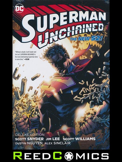 SUPERMAN UNCHAINED DELUXE EDITION HARDCOVER New Hardback Collects 9 Part Series