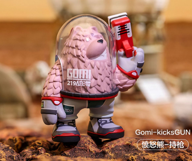 POP MART x COOLABO Space Hood Series Astro Rabbit-Wh Mini figure Art Toy Gift