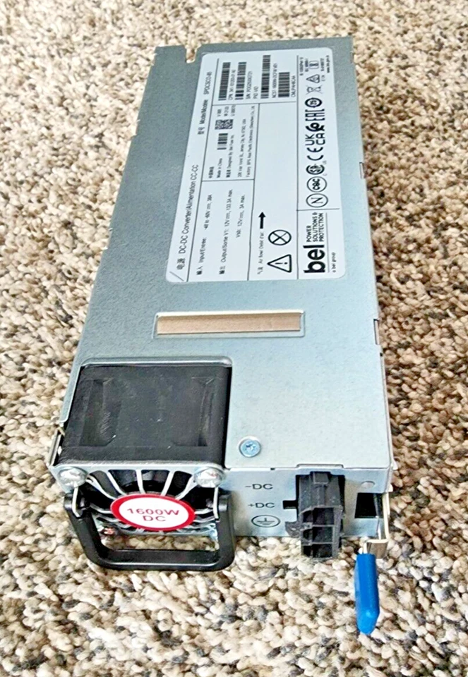 Cisco NC57-1600W-DCFW NCS 57C3 DC 1600W Power Supply w/ Power leads - Image 2 of 3
