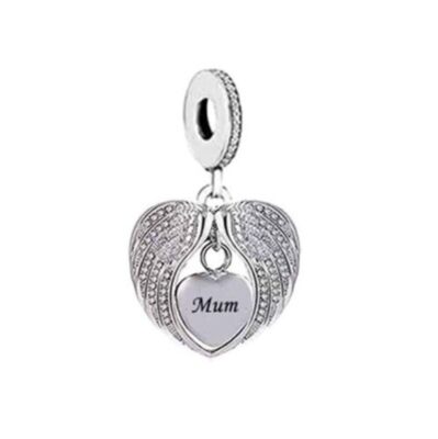 Ciondolo Cuore Ali D'Angelo In Argento S925 Per Mamma | Charm Regalo - YOUnique Designs - Foto 5
