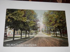 FLINT MICHIGAN - 1907 ERA POSTCARD - KEARSLY STREET LOOKING EAST