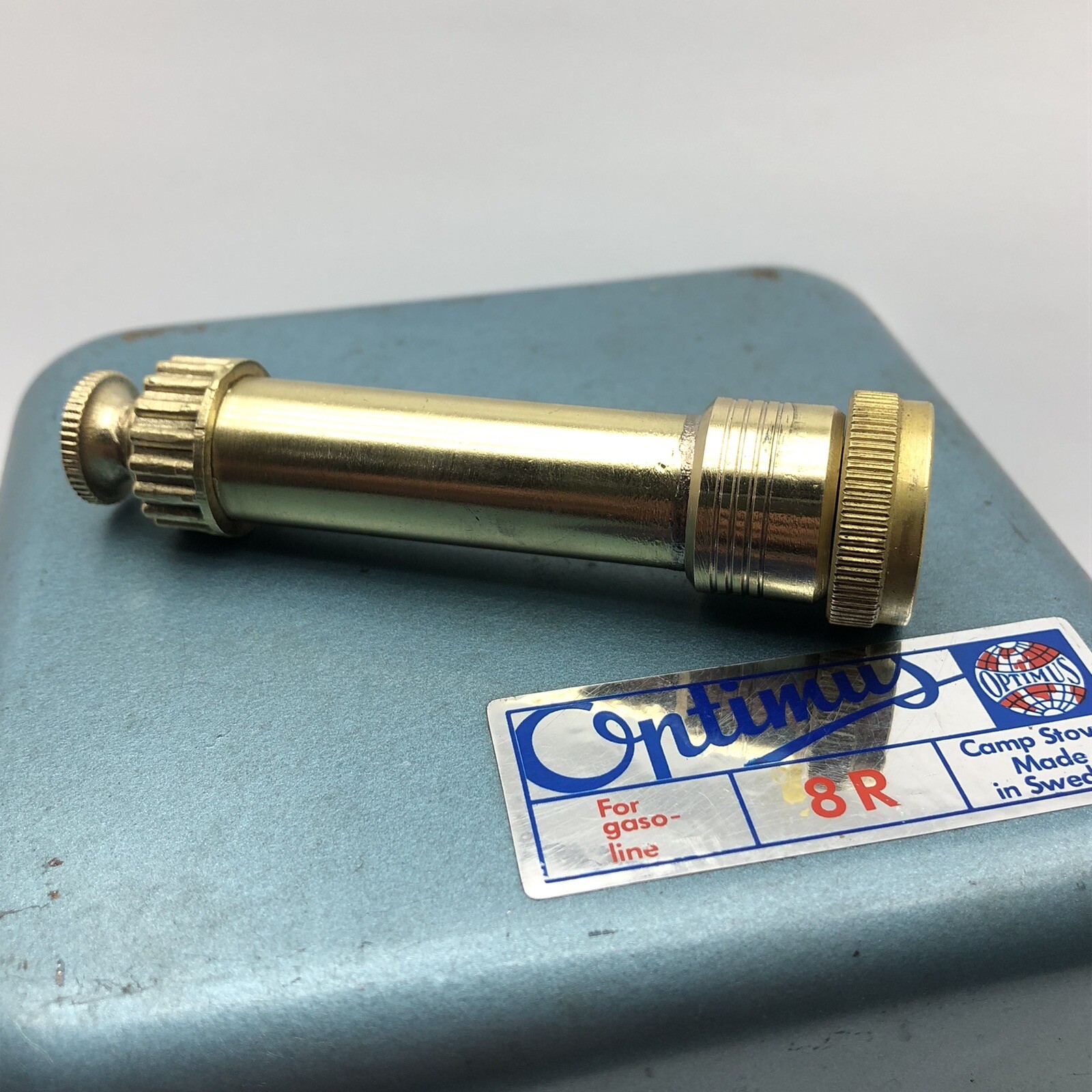 Optimus Stove Brass Mini Pump Short  8R 99 199 111 Svea 123